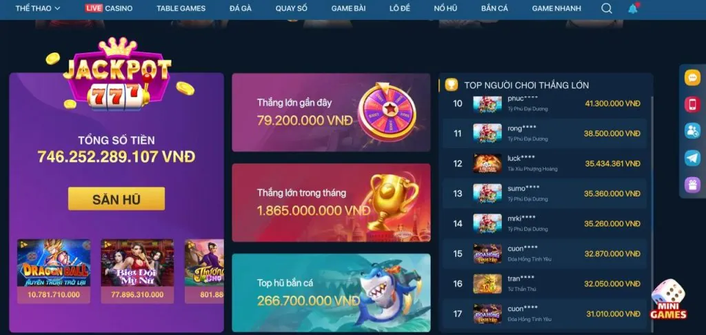 Các trò chơi đa dạng tại vz99 chính thức